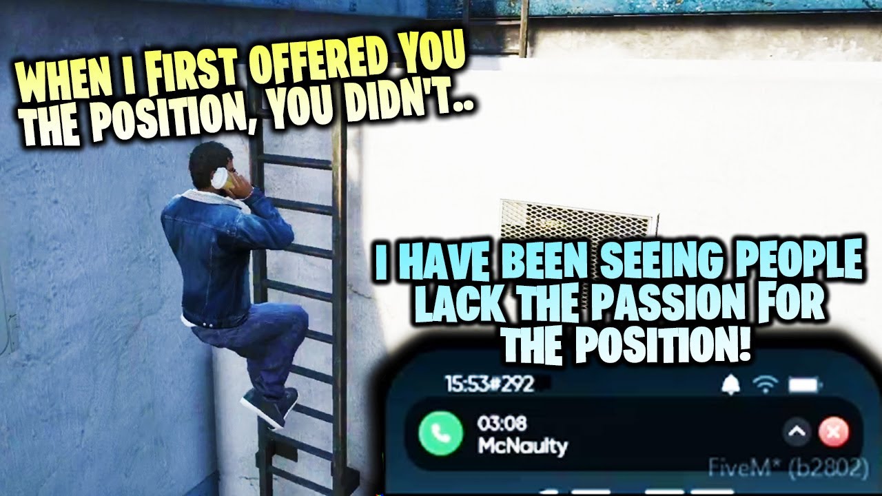 Nino Talks With McNaulty About Him Taking Over as The Sheriff of BCSO! | NoPixel RP | GTA RP