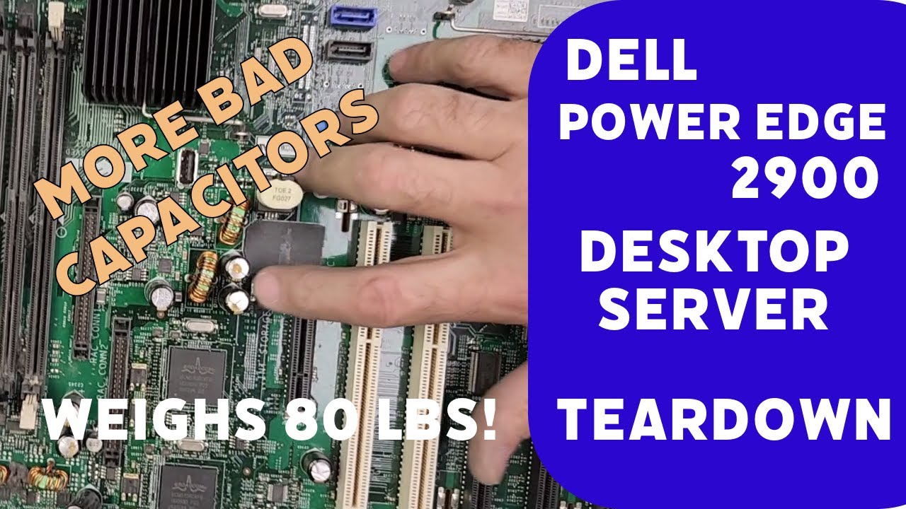 Настольный сервер Dell PowerEdge 2900 — более 80 фунтов