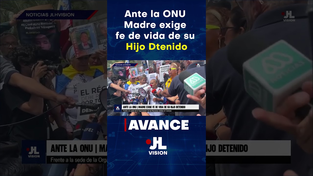 Ante la ONU Madre exige fe de vida de su Hijo Dtenido