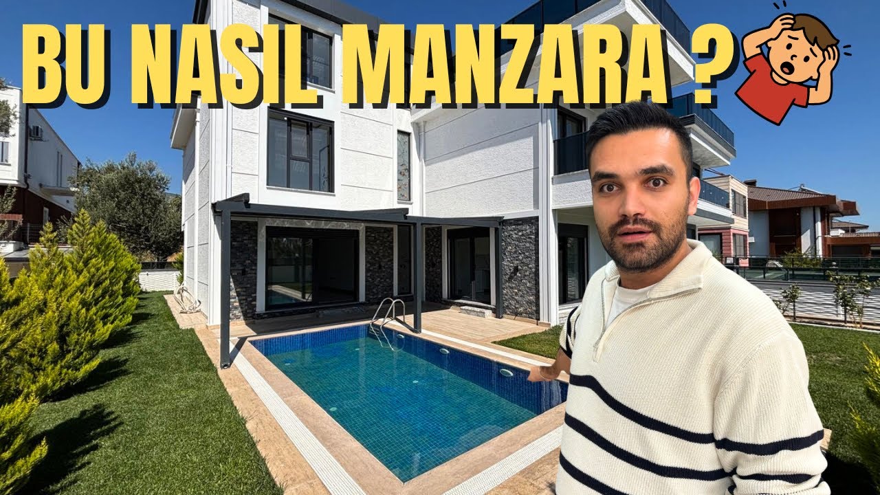 BU NASIL MANZARA! 😱 Dağ & Deniz Manzaralı | Müstakil Havuzlu 2 Araçlık Kapalı Garajlı 5+1 Villa Güre