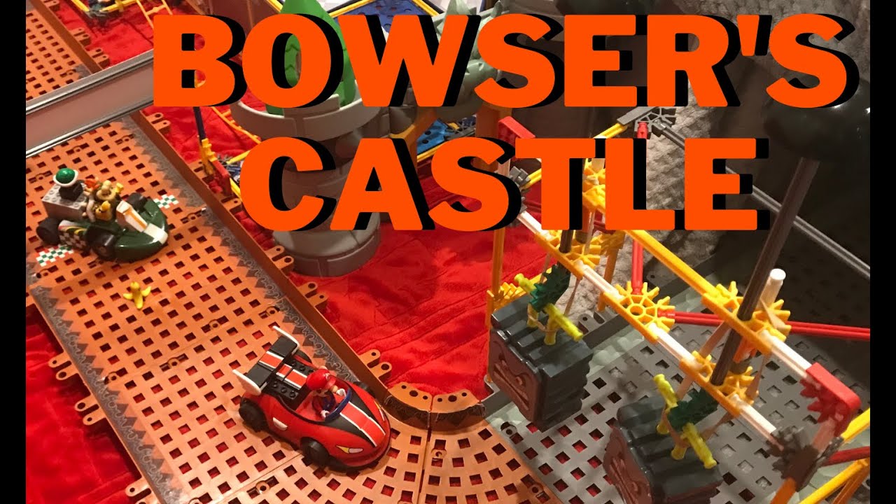 Mario Kart K'nex: Bowser's Castle in real life!
