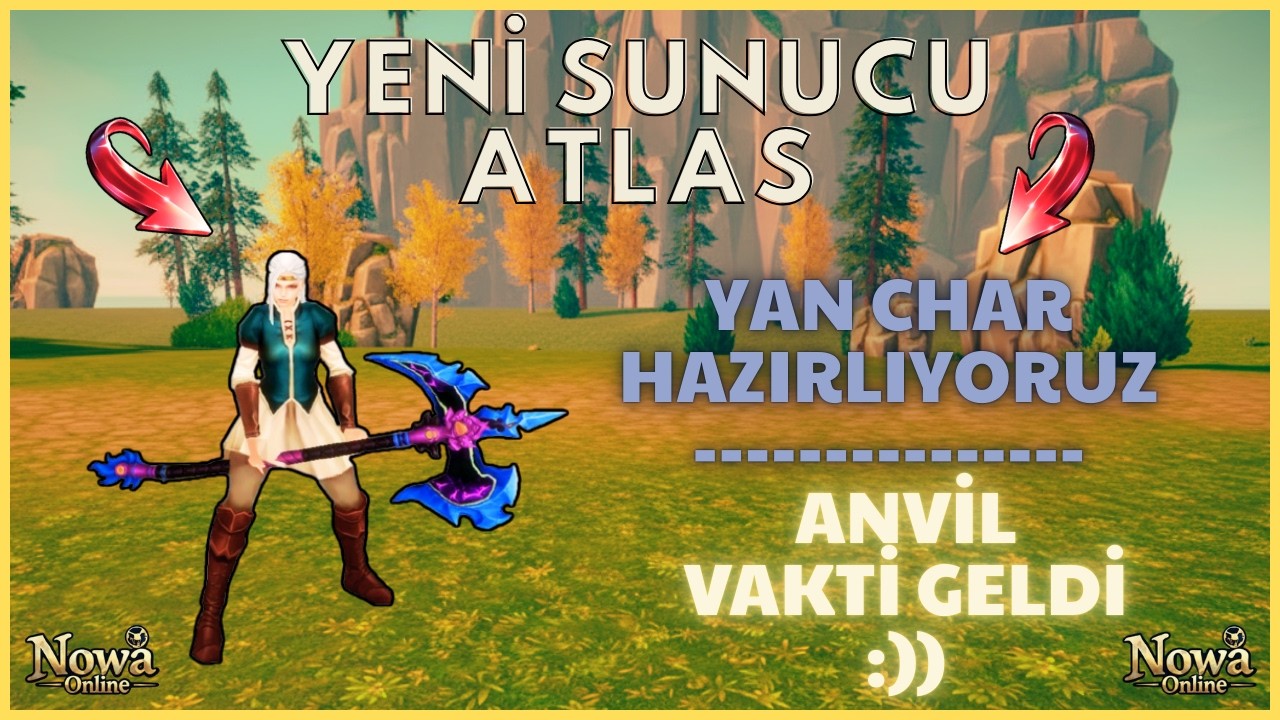 YENİ SUNUCU ATLAS #3 | UPGRADE VAKTİİ :) | YAN CHAR HAZIRLADIK !!!
