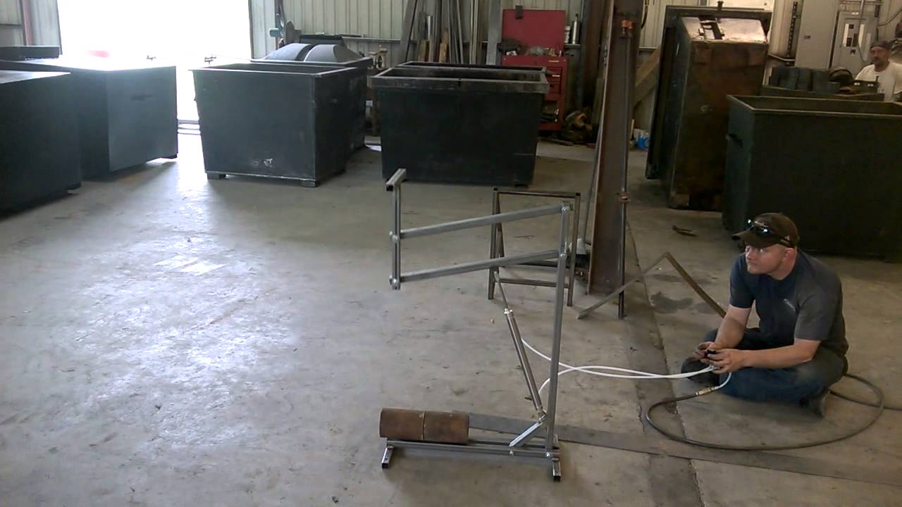 Vertical pneumatic lifter