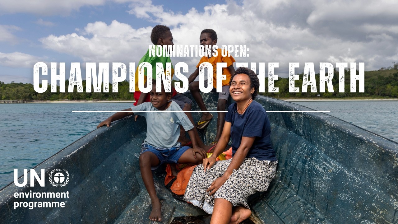 Are you a global leader caring for the ocean? #EarthChamps