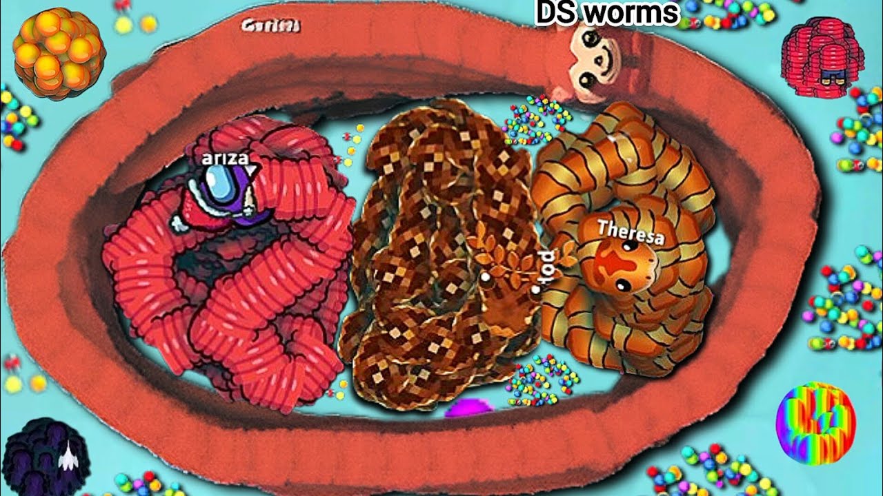 😱😱I reached new score 70,000+ points in snake io gameplay🐍 New look Ruby skin🐍DS worms