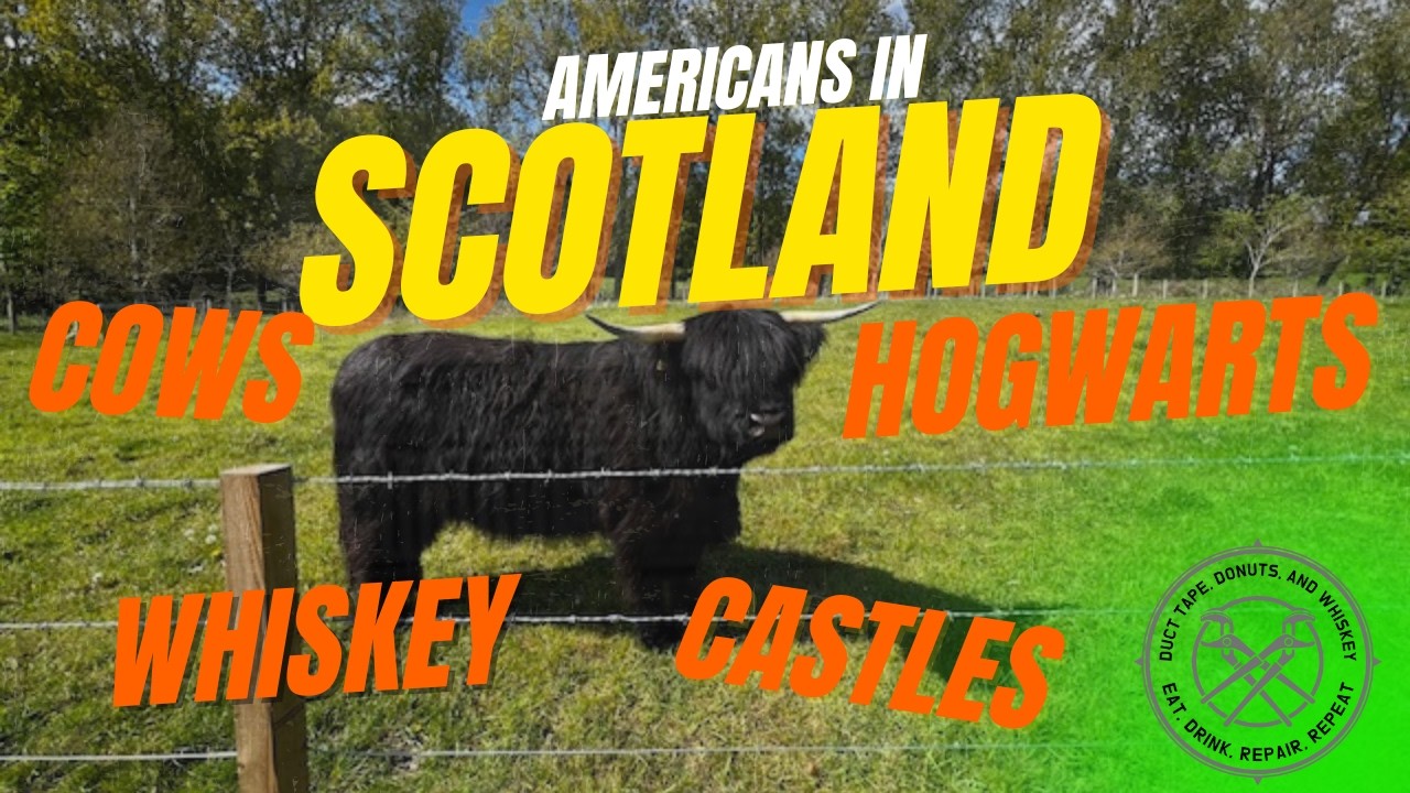 Two Americans driving around Scotland
