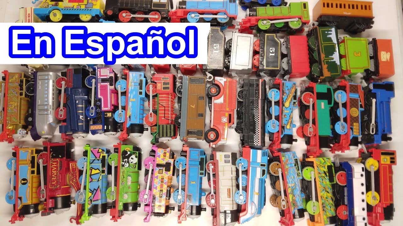 Compre un lote 30 trenes Trackmaster por 50 dolares unboxing