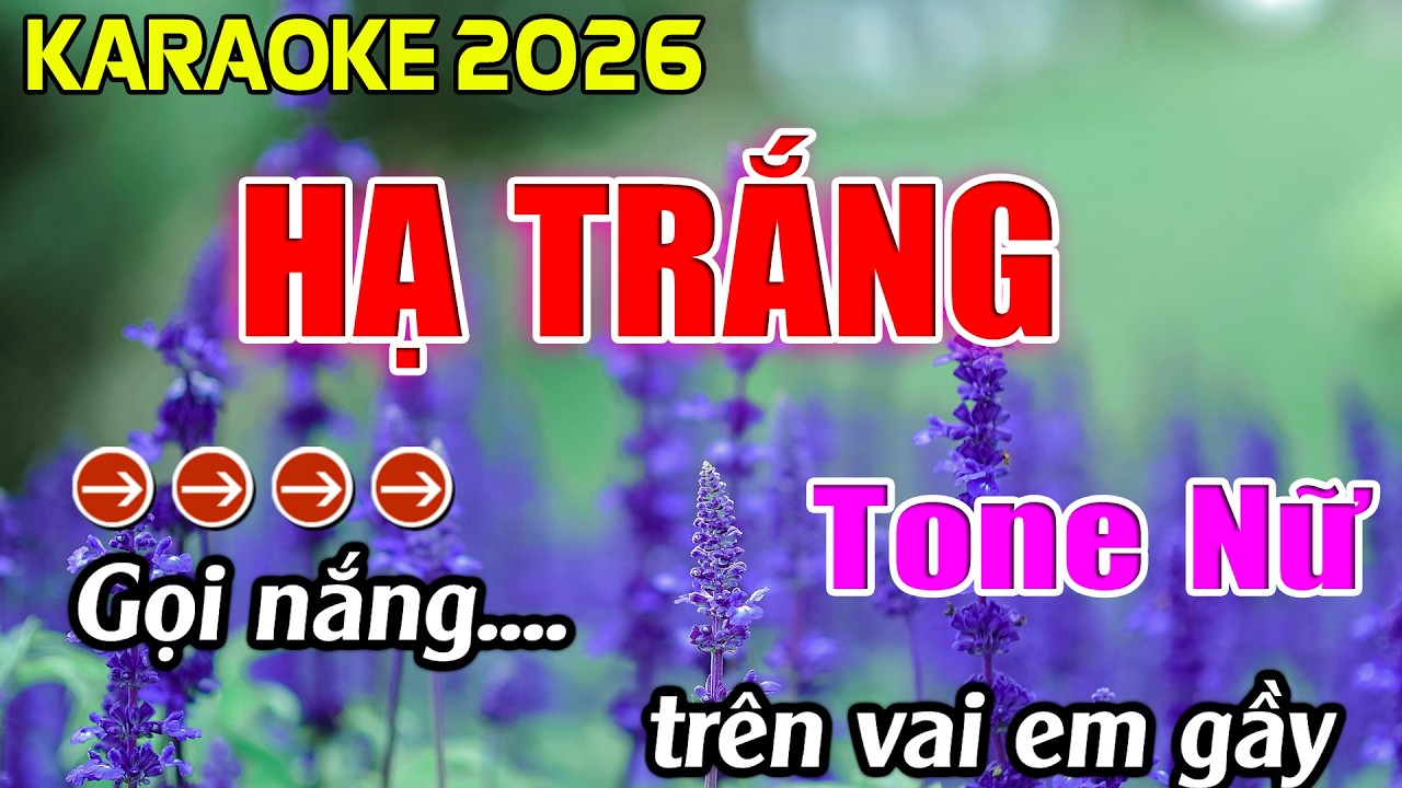 Hạ Trắng Karaoke Tone Nữ Karaoke Hoàng Giang 62