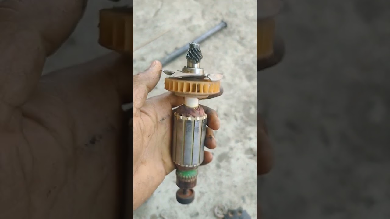 grinder Armature bearing change