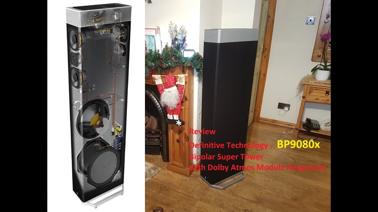 Review of my Definitive Technology BP9080x Front Super Tower Bipolar with Dolby Atmos Integrated