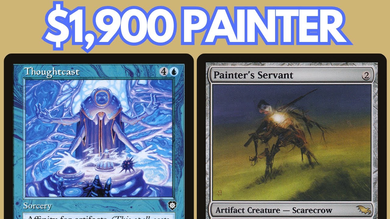 PAINT THE TOWN BLUE! Legacy Blue Painter Grindstone Control with NO RESERVE LIST cards. MTG League
