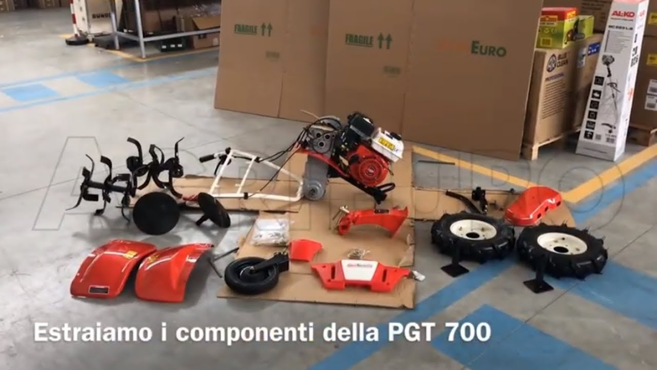 Come montare la motozappa GeoTech PGT 700