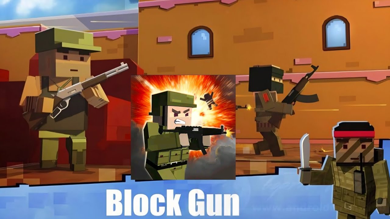 Block Gun 3D: FPS Shooter PvP Mobil
