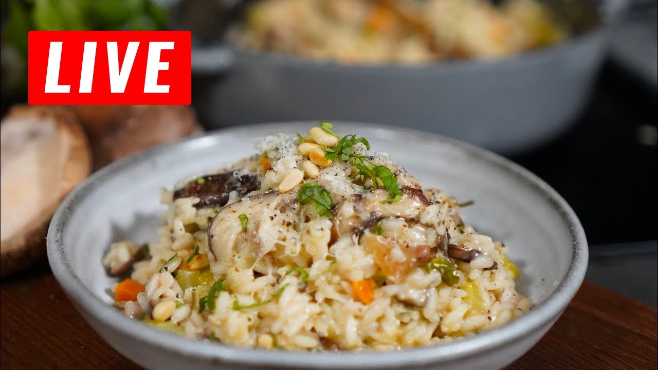 (LIVE) Recette Risotto champignons facile inratable