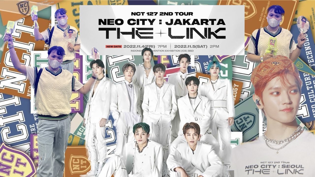 VLOG | Konser NCT 127 The Link in Jakarta + what's in my bag 💚🌹
