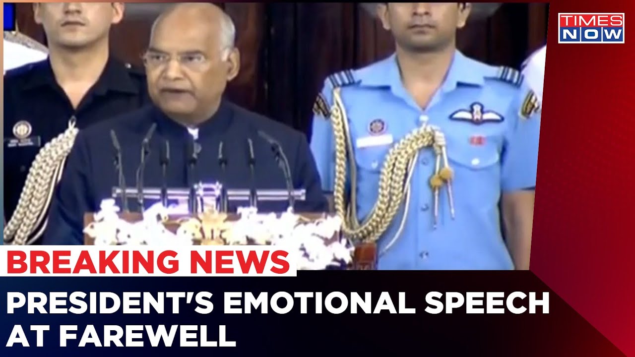 President's Emotional Speech, MPs Bid Farewell At Parliament | Latest News | Times Now