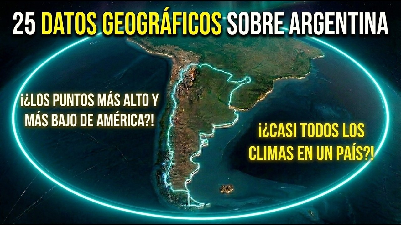 25 datos sorprendentes sobre la geografía de Argentina que casi nadie conoce