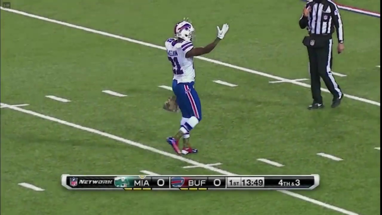 Leodis McKelvin Punt Return TD - Bills vs. Dolphins, 11/15/12