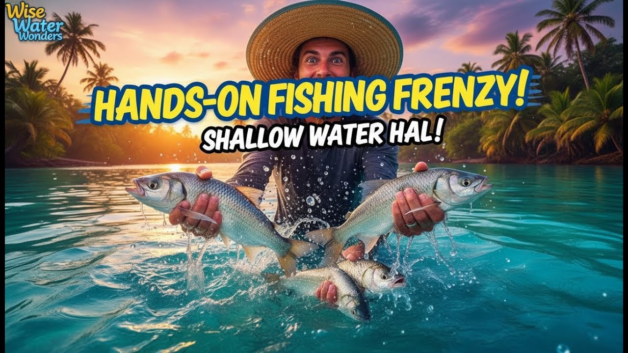 WISE WATER WONDERS: HANDS-ON SHALLOW WATER FISHING FRENZY! | Epic Hand Catch!