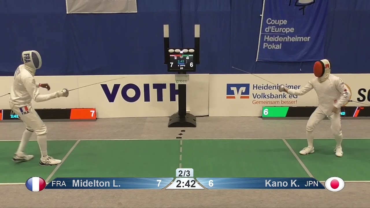 2023 98 T32 09 M E Individual Heidenheim GER WC GREEN KANO JPN vs MIDELTON FRA
