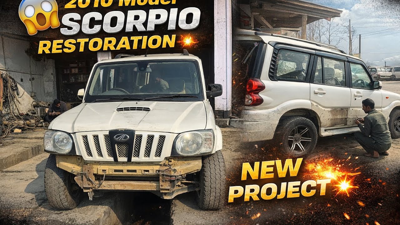 Scropio 2010 MODEL RESTORATION 😱PART-1 #scropio  #mahindra  #automobile #viralvideo  #india  