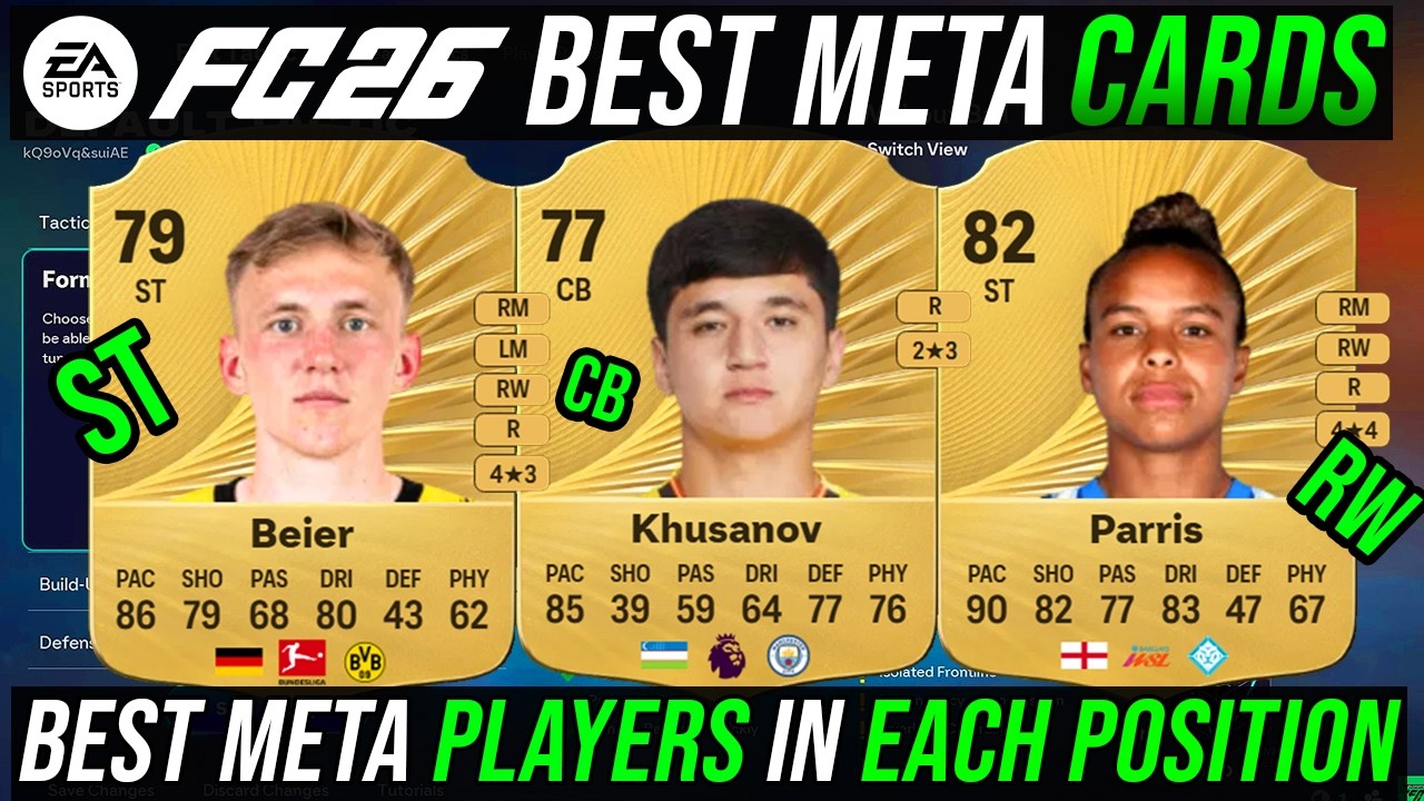 ЛУЧШИЕ МЕТА-ИГРОКИ на каждой позиции — FC 26 — сверхмощные стартовые дешёвые звери и лучшие карты...