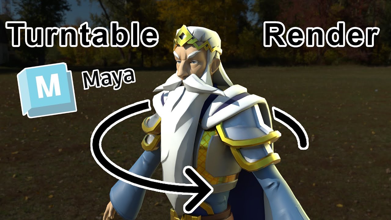 Render A Turntable of ANYTHING in Maya with ARNOLD