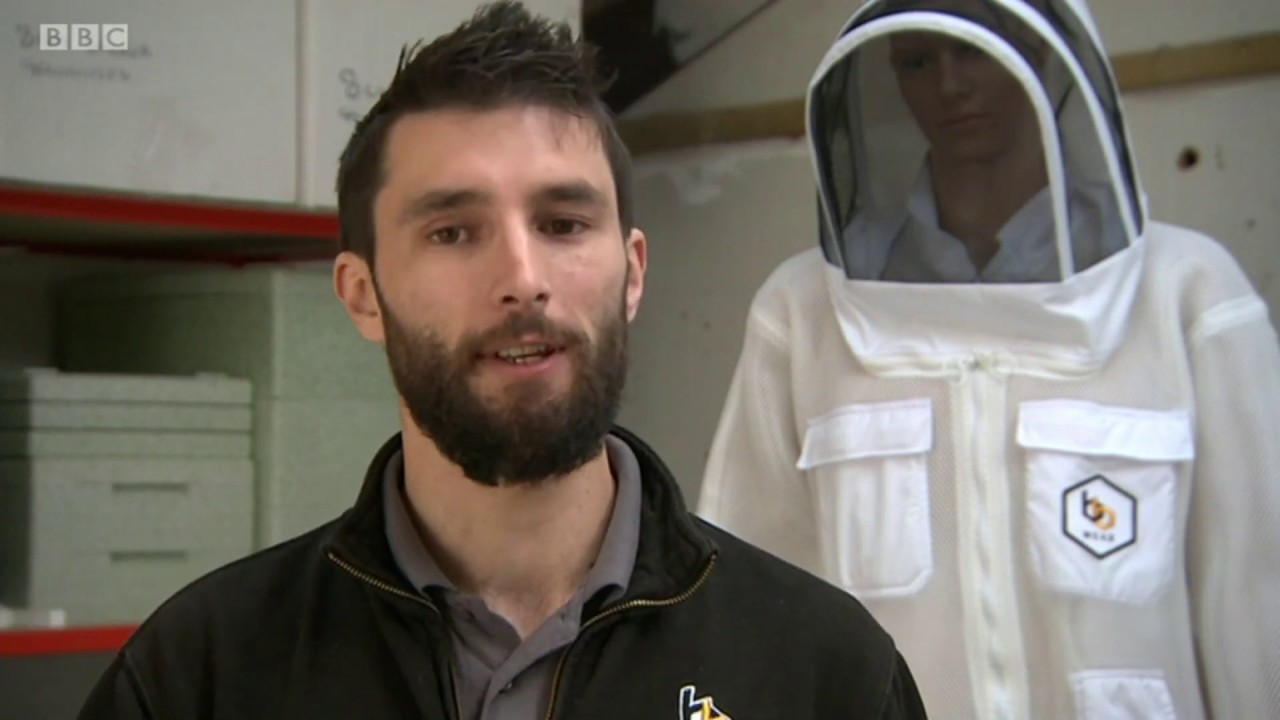 BBC Spotlight - BBwear Ultra Suit world Beekeeping Award Winner 2019