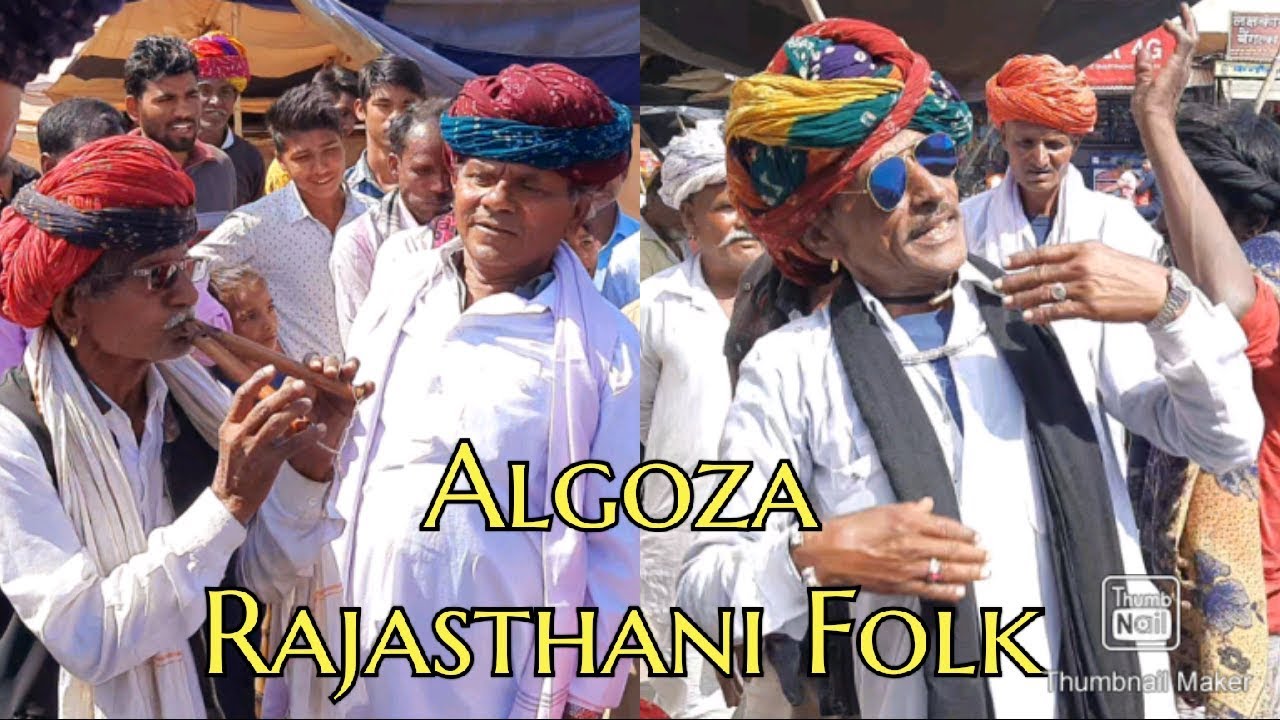 Algoza Rajasthani Folk Musical Instrument 
