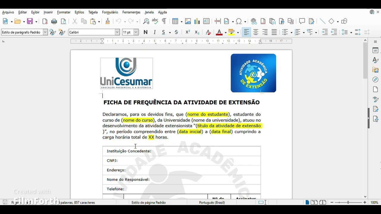 Passo a passo de como funciona a atividade de Extensão na UniCesumar