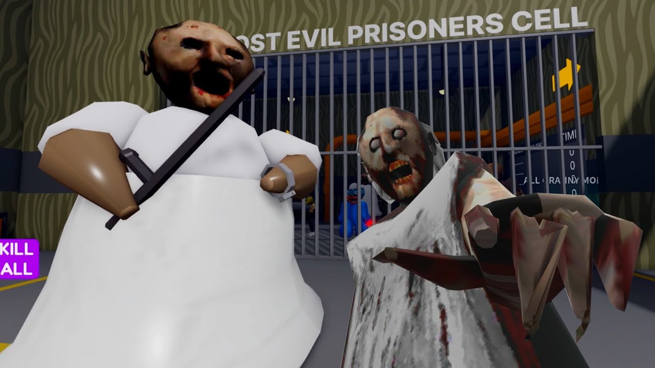 GRANNY BARRY'S PRISON RUN! Walkthrough FULL GAME #roblox #obby
