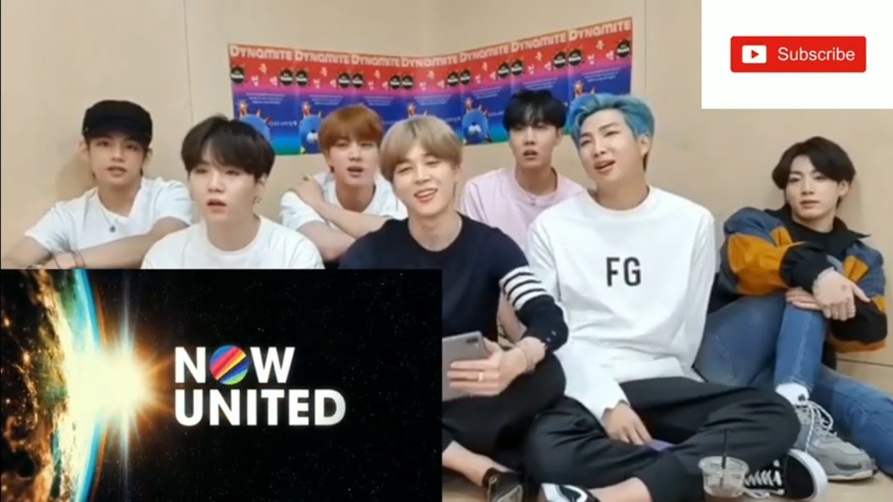 BTS reaction to Now United - Summer in the city