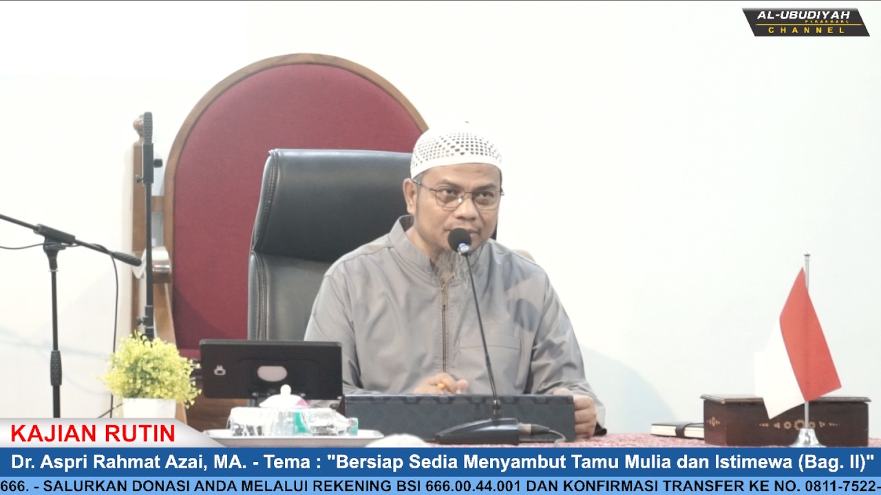 🔴Ust. Dr. Aspri Rahmat Azai, MA. - Tema : 