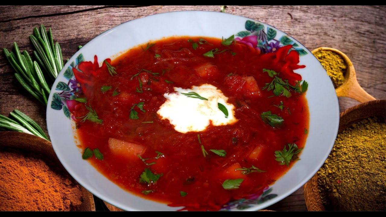 Очень вкусный борщ 