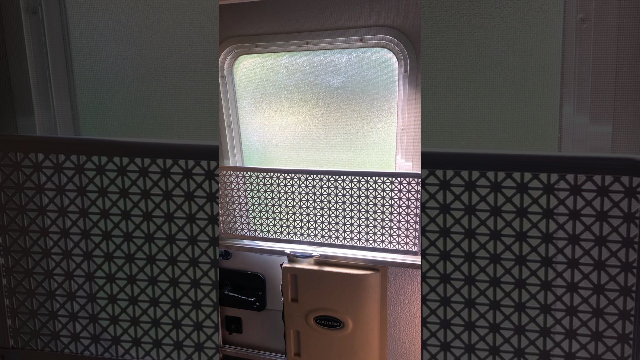 SIMPLE Hot Weather Tip for Airstream RV Door Window - Stay Cool! #shorts