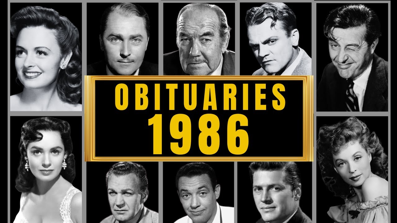 Famous Hollywood Celebrities We've Lost in 1986 - Obituary in 1986 - EP1