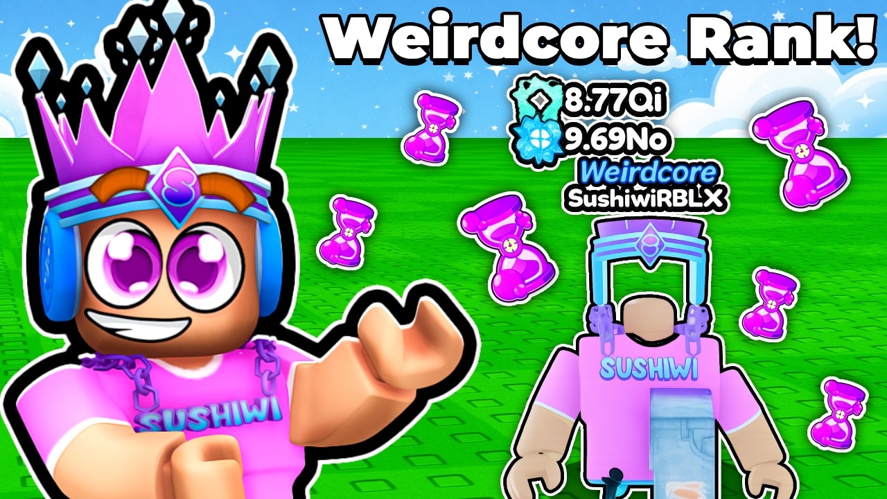 I Lost My SANITY Grinding WEIRDCORE Rank In Roblox Waste Time...
