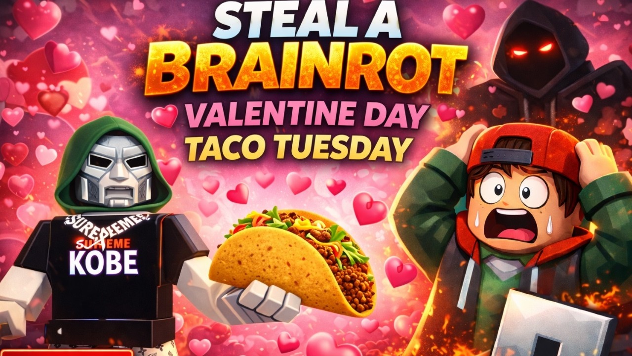ROBLOX 🌮 STEAL A BRAINROT 🌮 ADMIN ABUSE 🌮 TACO TUESDAY 🌮 DROPS ENABLED 🌮 BLOXFEST