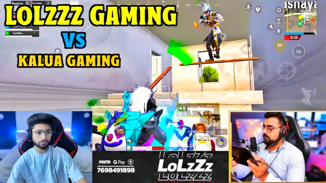 Youtubers vs Youtubers LoLzZz Gaming vs Kalua Gaming