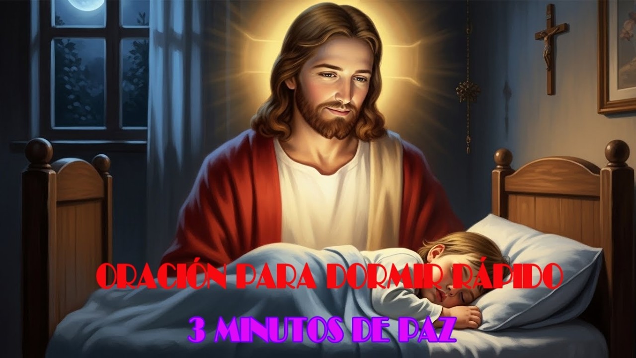 [4K] ORACIÓN PARA DORMIR RÁPIDO — 3 MINUTOS DE PAZ