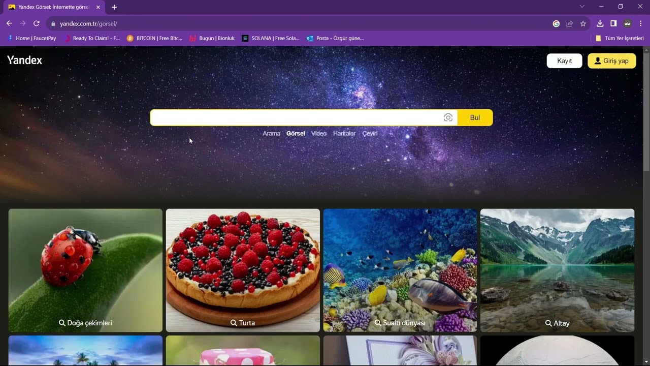 Yandex G&ouml;rsel Sorgulama Nasıl yapılır