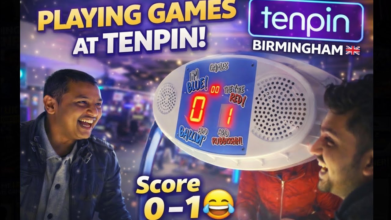 Playing games at Tenpin 🇬🇧 
