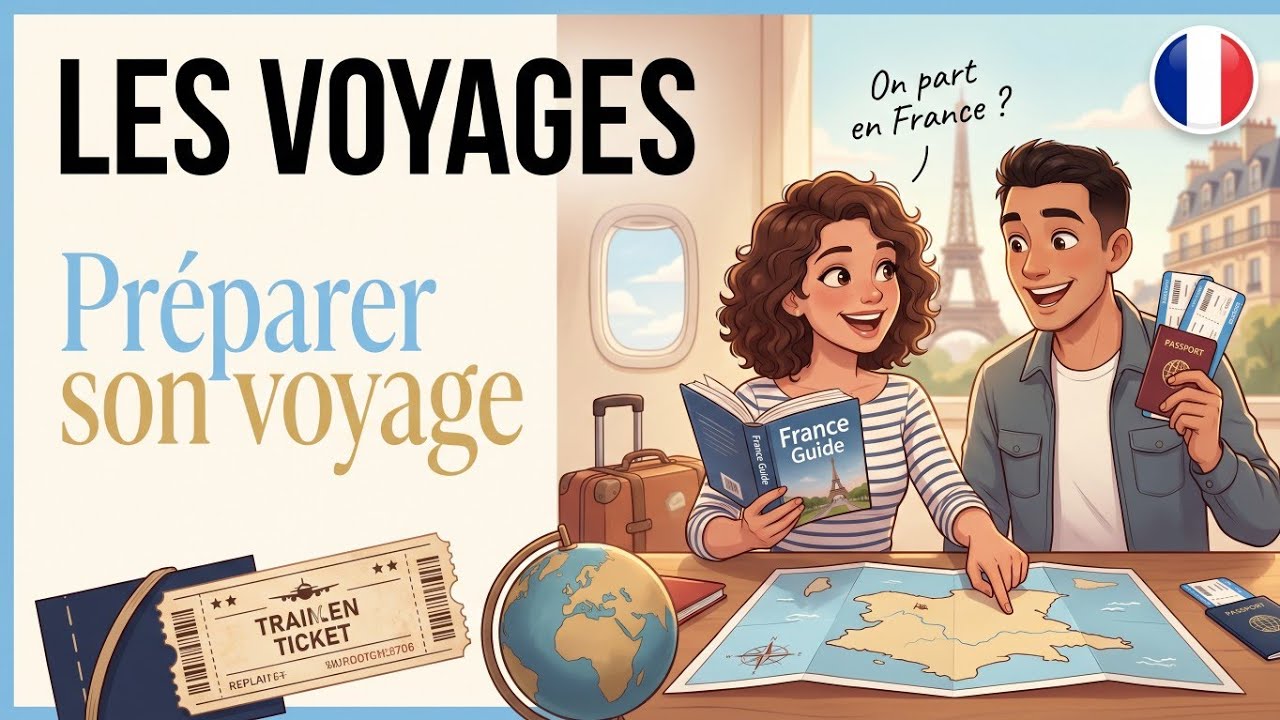 Parlons De Voyages | Préparer Son Voyage En France | Vocabulaire Utile Et Essentiel 🇫🇷✈️