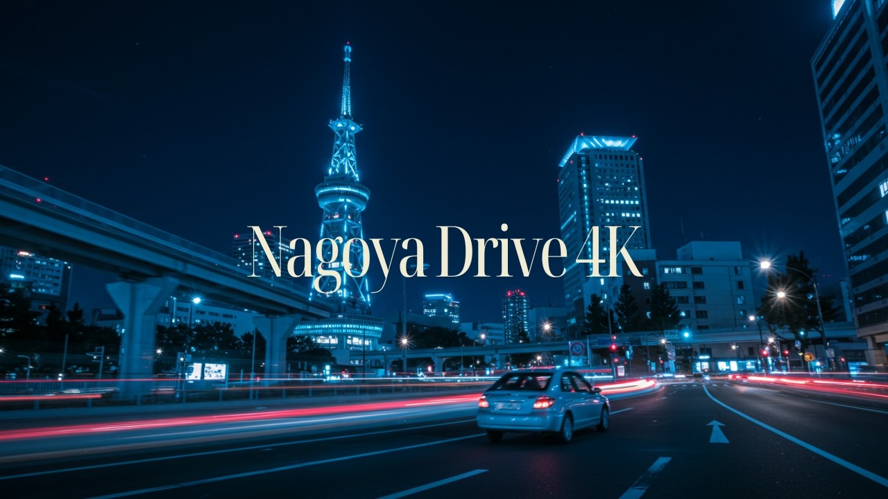 名古屋 ドライブ 4K 夜景 | Nagoya City Drive Japan 4K