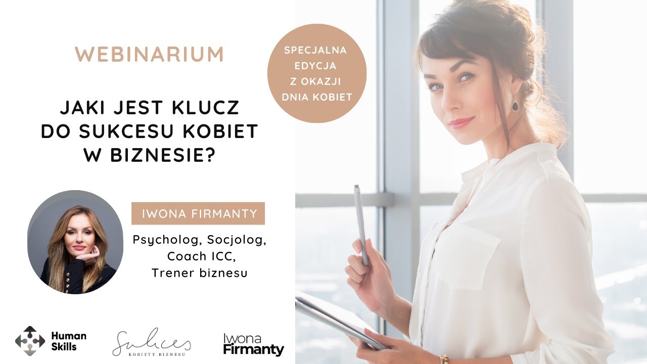 Webinarium: Jaki jest klucz do sukcesu kobiet w biznesie?