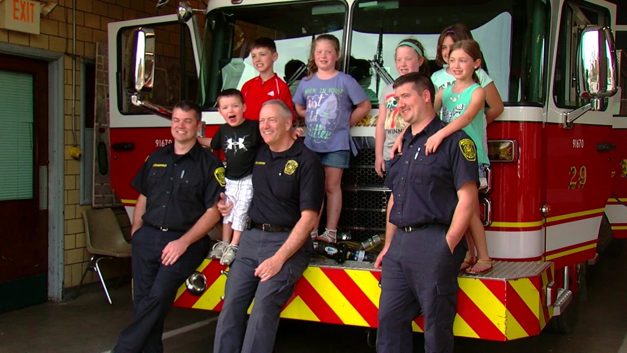 Firefighter retires after 33 years, works last day with sons