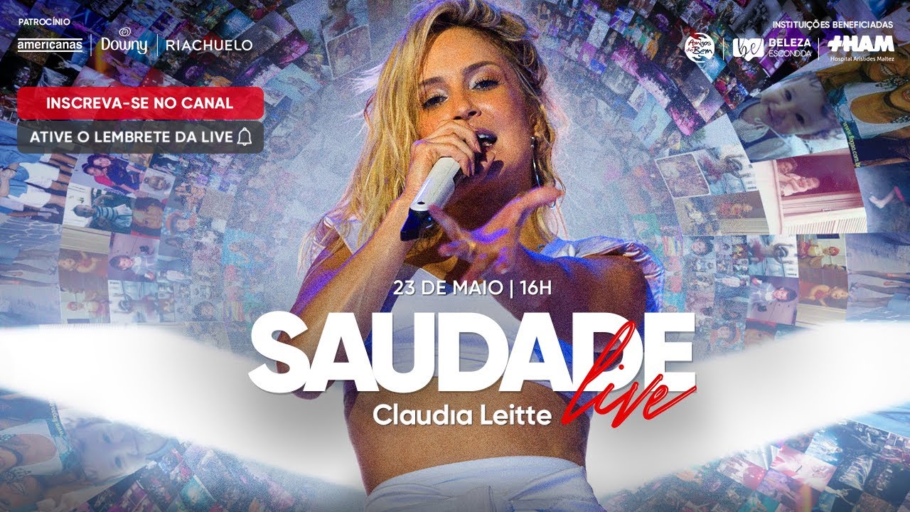 Claudia Leitte Live - Saudade | #FiqueEmCasa e cante #Comigo