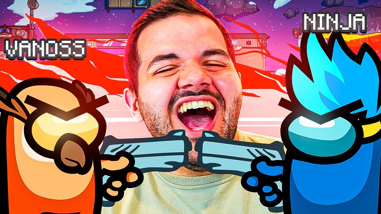 Vanoss rages at Ninja on Among Us...