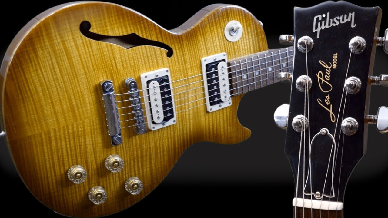Why is There Only 1 F-Hole? 2014 Gibson Les Paul Special  Semi-Hollow Caramel Burst | Review + Demo