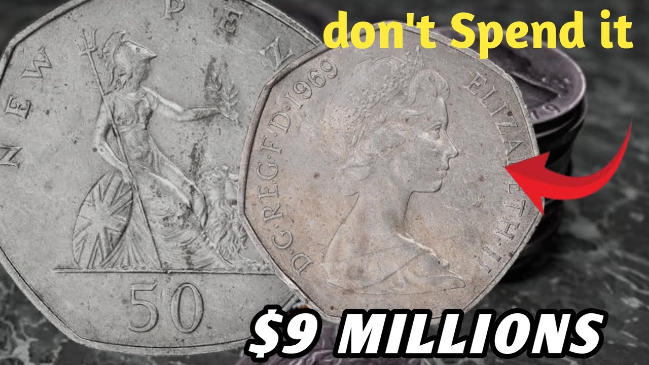 Do you have a 1969 UK Elizabeth II 50 New Pence coin in your pocket change?